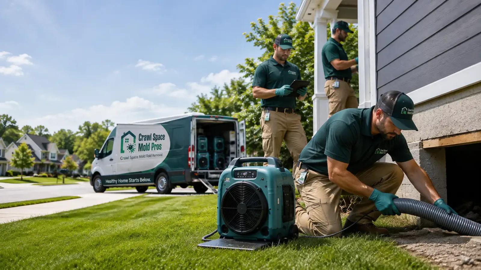 Crawl Space Mold Removal in Newfield, NJ
